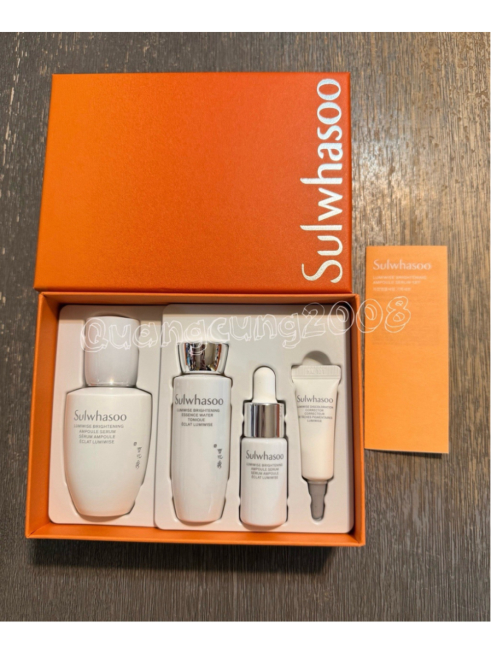 Sulwhasoo Lumiwise Brightening Ampoule Serum 30ml Special Set K-Beauty